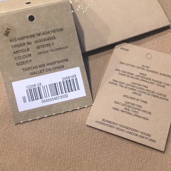 Sold NWT Tartan Mix Hampshire Crossbody Wallet - Picture 6 of 8